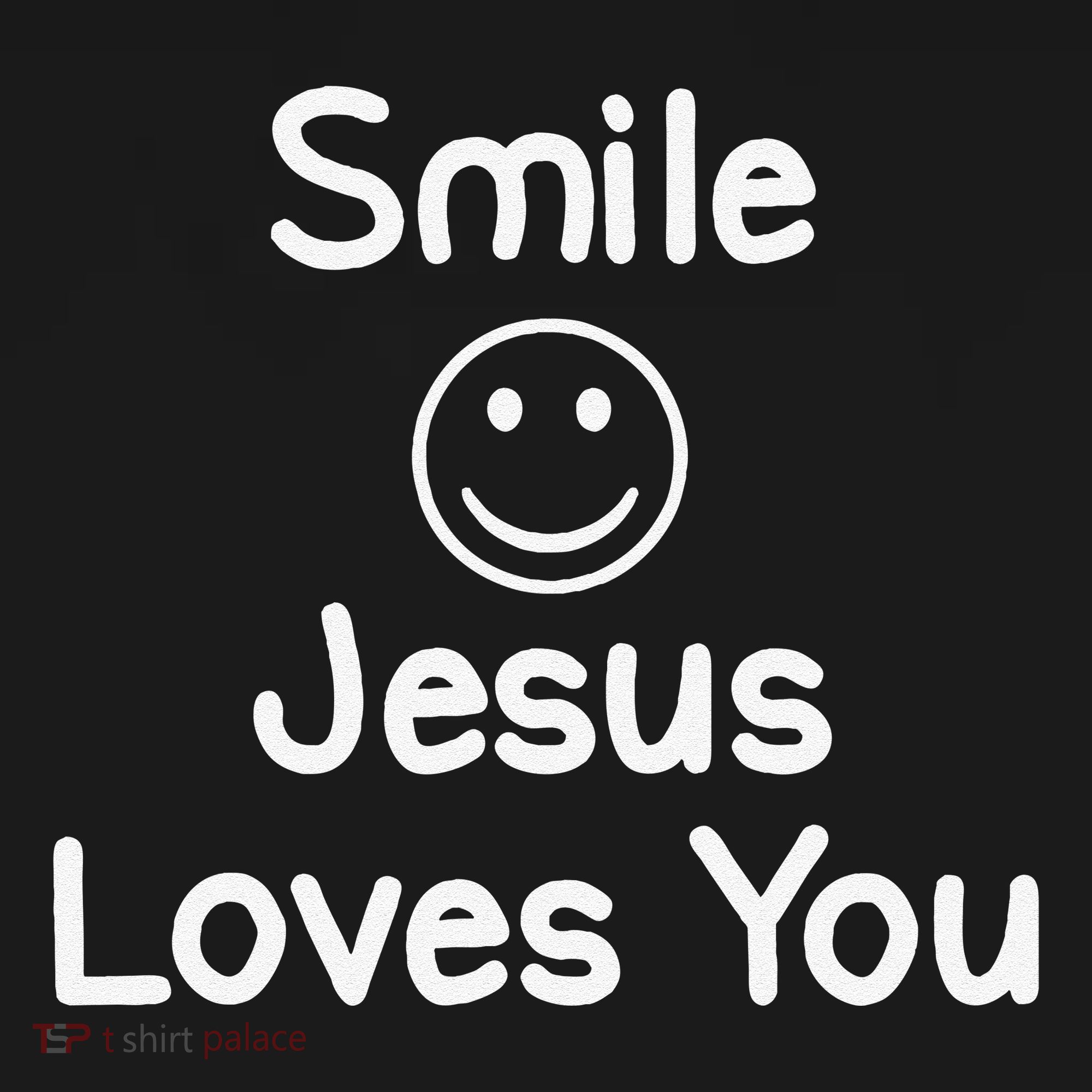 Inspirational Smile Jesus Loves You. Faith Women's T-Shirt
