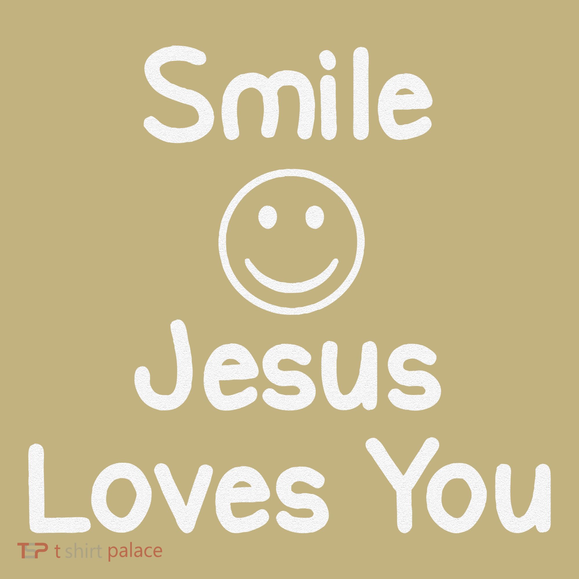 Inspirational Smile Jesus Loves You. Faith Long Sleeve Shirt