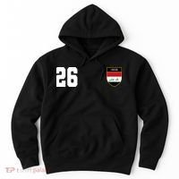 Iraq Soccer Jersey 2026 Back And Front Hoodie thumb 0