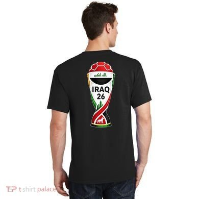 Iraq Soccer Jersey 2026 Back And Front T-Shirt back