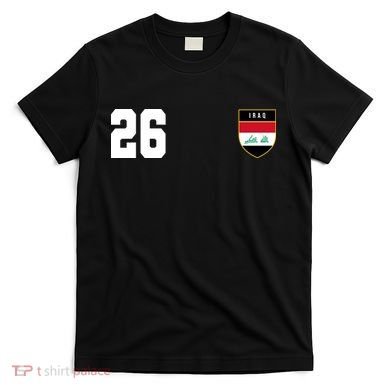 Iraq Soccer Jersey 2026 Back And Front T-Shirt