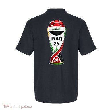 Iraq Soccer Jersey 2026 Back And Front Polo back