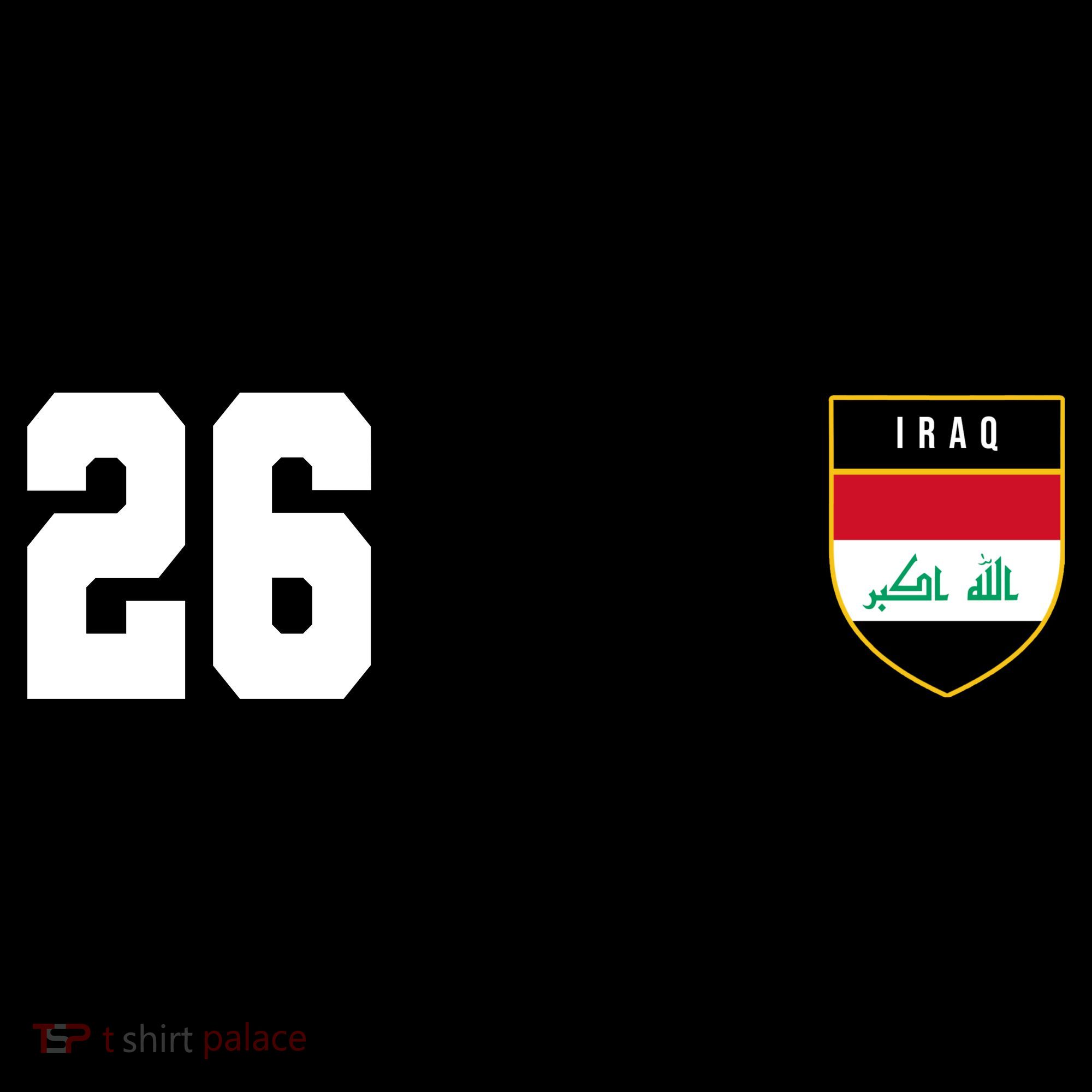 Iraq Soccer Jersey 2026 Back And Front Women's Hoodie
