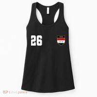 Iraq Soccer Jersey 2026 Back And Front Women's Tank Top thumb 0