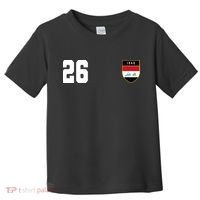 Iraq Soccer Jersey 2026 Back And Front Toddler T-Shirt thumb 0