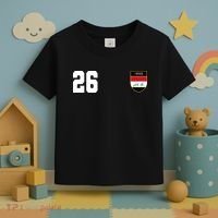Iraq Soccer Jersey 2026 Back And Front Toddler T-Shirt thumb 3