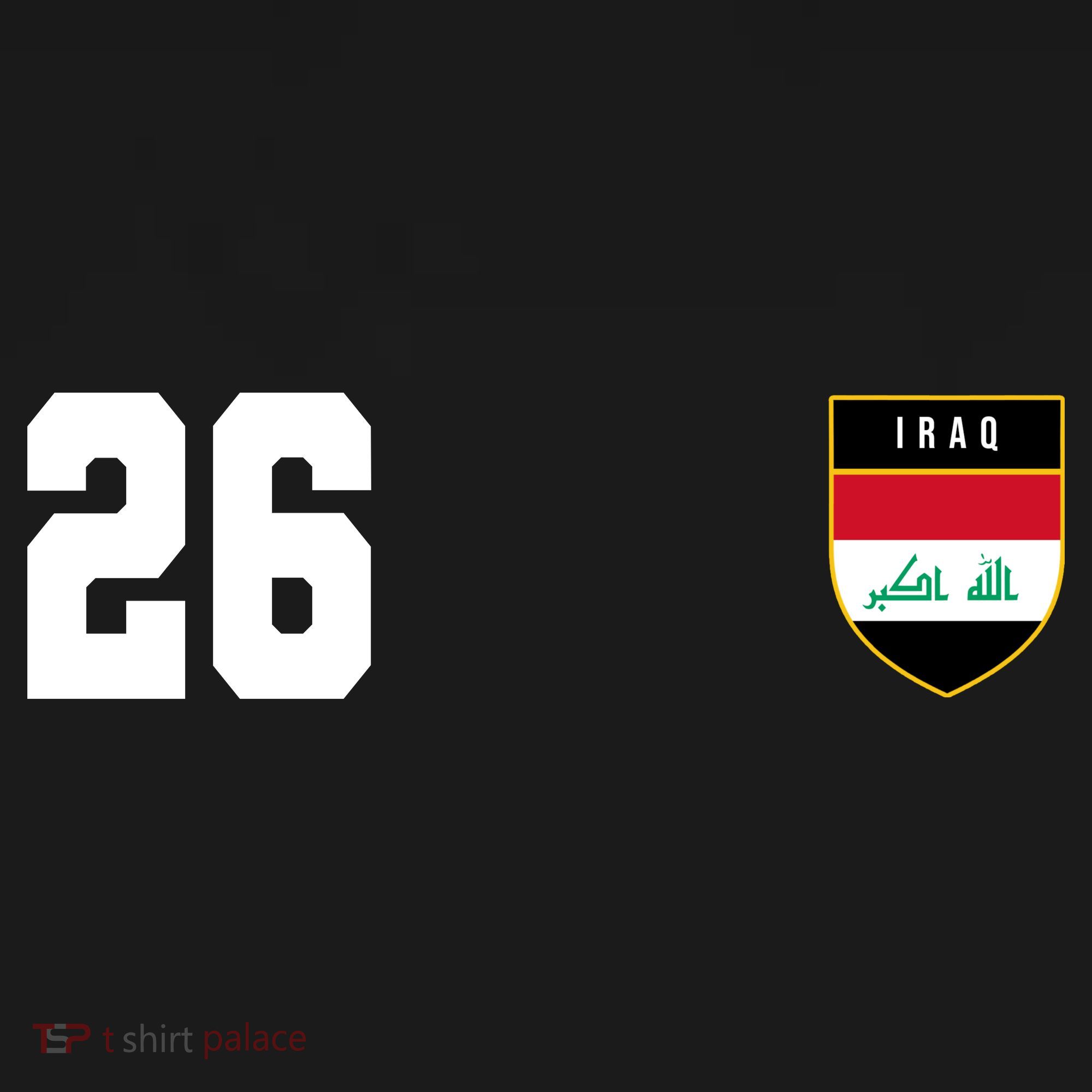 Iraq Soccer Jersey 2026 Back And Front Women's T-Shirt
