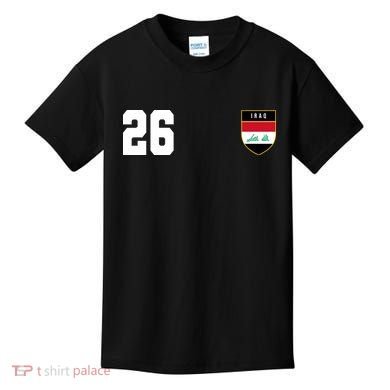 Iraq Soccer Jersey 2026 Back And Front Kids T-Shirt