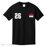 Iraq Soccer Jersey 2026 Back And Front Kids T-Shirt thumb 0
