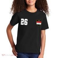 Iraq Soccer Jersey 2026 Back And Front Kids T-Shirt thumb 2