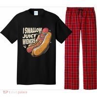 I Swallow Juicy Wiener Embarrassing Pajama Set thumb 0