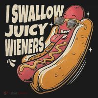 I Swallow Juicy Wiener Embarrassing Women's Hoodie thumb 2