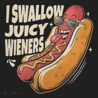 I Swallow Juicy Wiener Embarrassing Golf Towel thumb 3