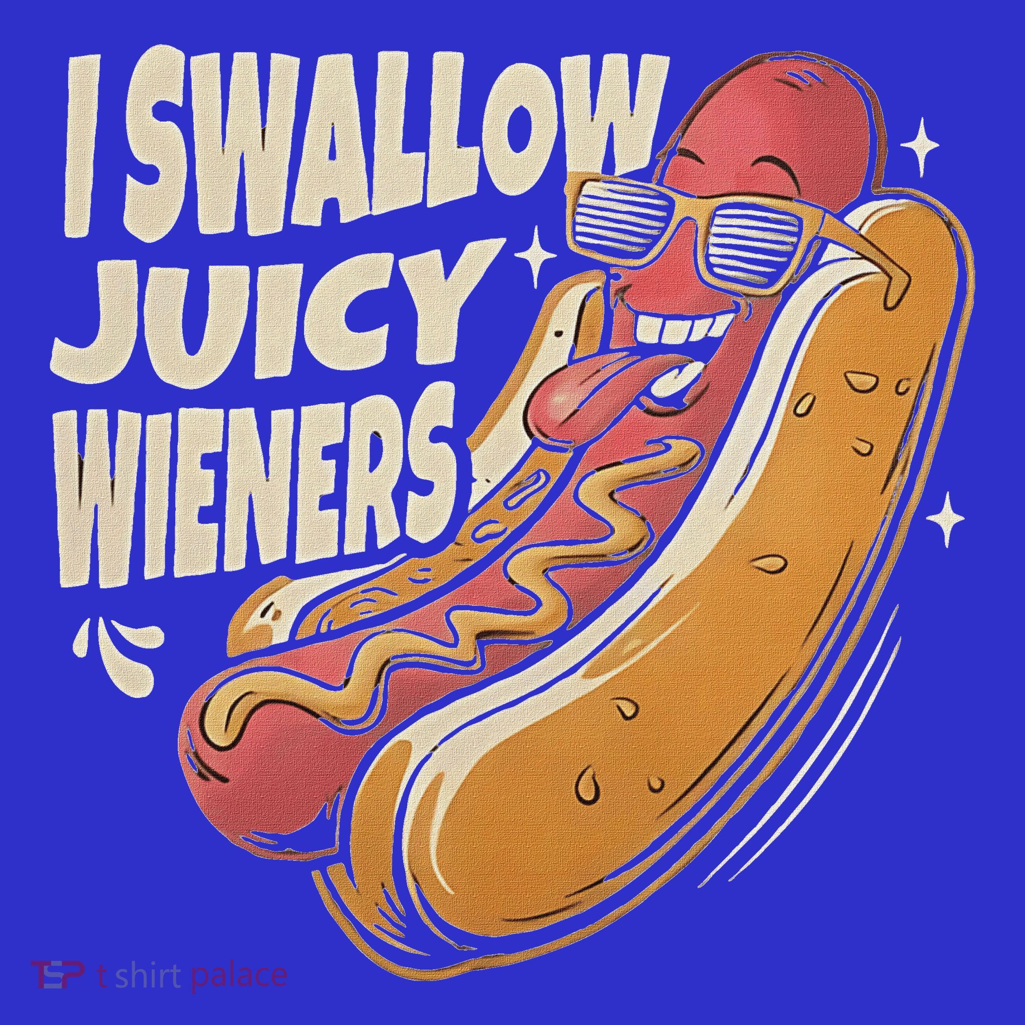 I Swallow Juicy Wiener Embarrassing Women's Tank Top
