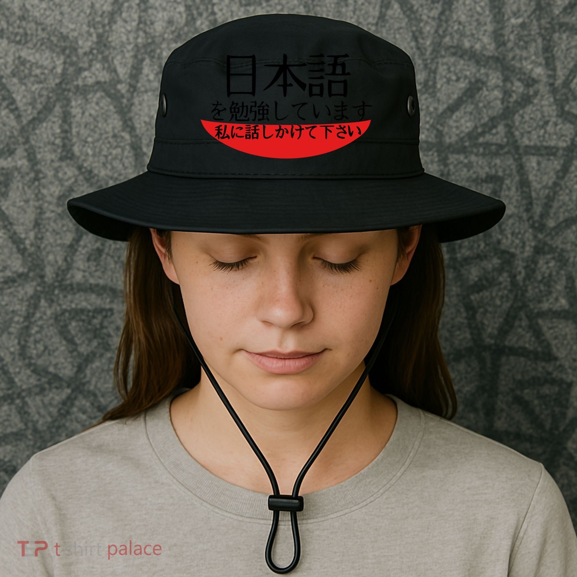 Im Studying Japanese Come Talk To Me! Bucket Hat