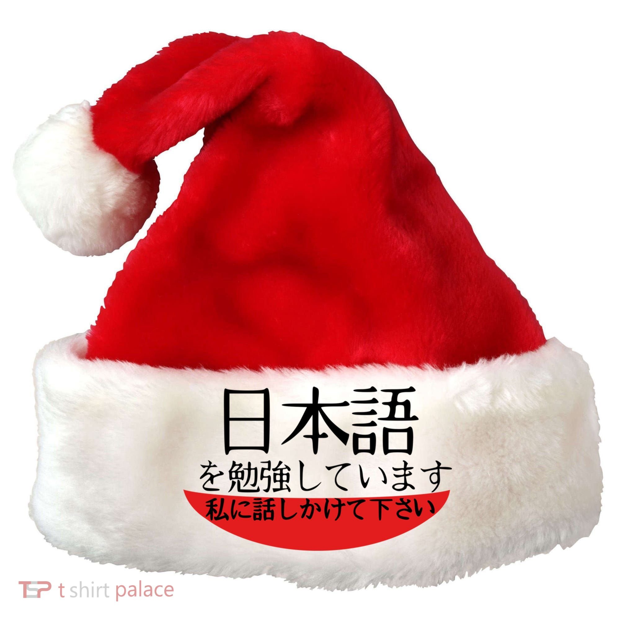 Im Studying Japanese Come Talk To Me! Santa Hat