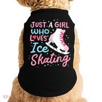 Ice Skating Just A Girl Who Loves Ice Skating Doggie Tank thumb 0