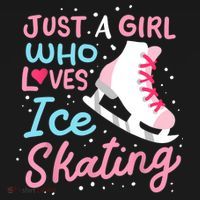 Ice Skating Just A Girl Who Loves Ice Skating Sweatshirt thumb 3