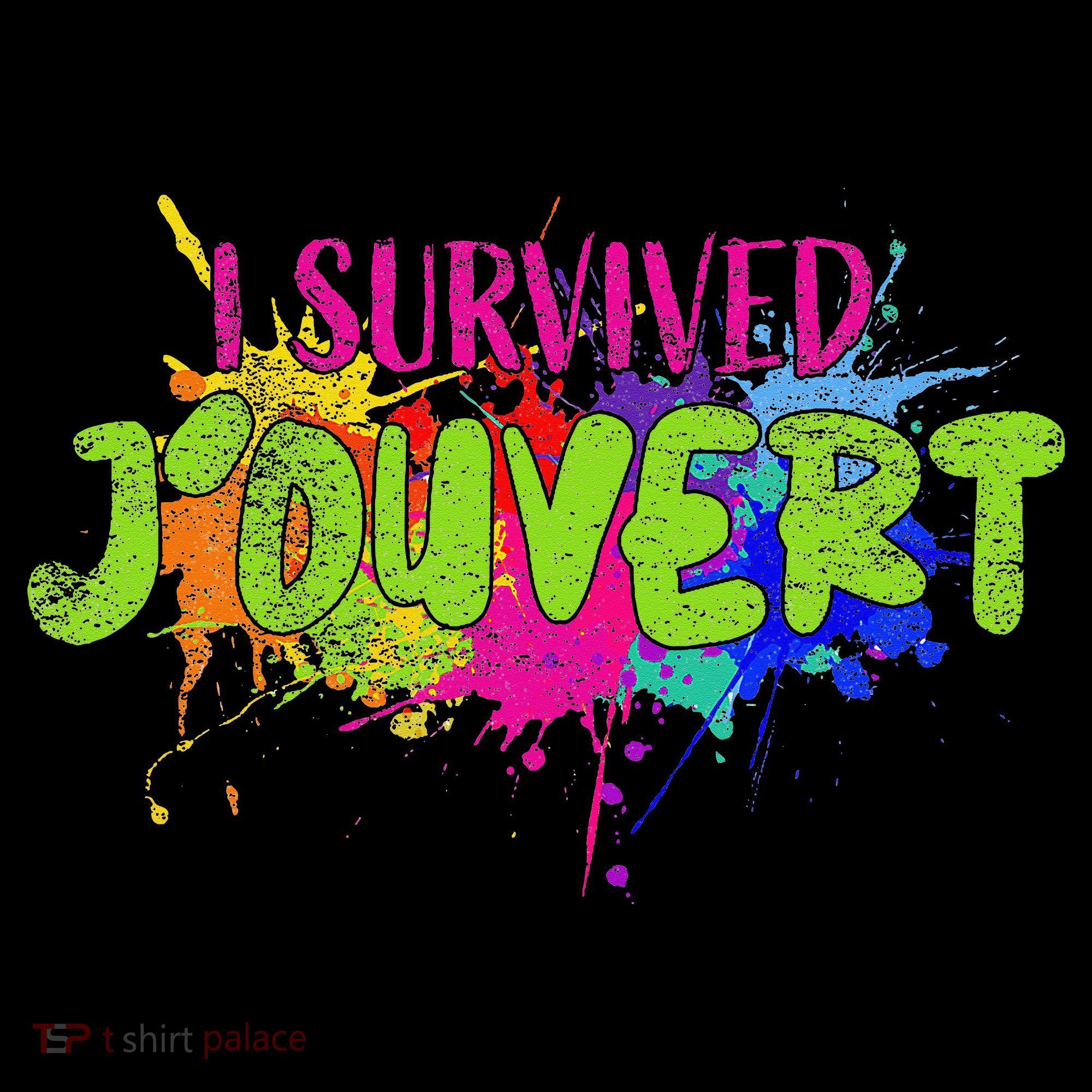 I Survived Jouvert - Caribbean Carnival Paint Splatter Women's Hoodie