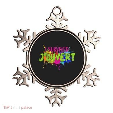I Survived Jouvert - Caribbean Carnival Paint Splatter Ornament