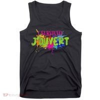 I Survived Jouvert - Caribbean Carnival Paint Splatter Tank Top thumb 0