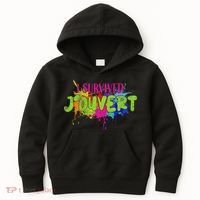 I Survived Jouvert - Caribbean Carnival Paint Splatter Kids Hoodie thumb 0