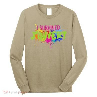 I Survived Jouvert - Caribbean Carnival Paint Splatter Long Sleeve Shirt