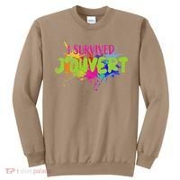 I Survived Jouvert - Caribbean Carnival Paint Splatter Sweatshirt thumb 0