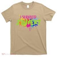 I Survived Jouvert - Caribbean Carnival Paint Splatter T-Shirt thumb 0