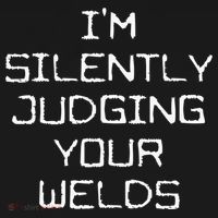 I'm Silently Judging Your Welds Funny Welder Pipefitter Gift Bucket Hat thumb 4