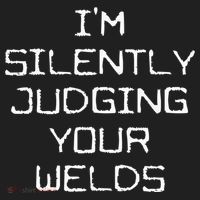 I'm Silently Judging Your Welds Funny Welder Pipefitter Gift 24oz Duet Stainless Steel Tumbler thumb 2