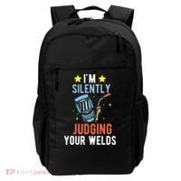 I'm Silently Judging Your Welds Welder Welding Backpack thumb 0
