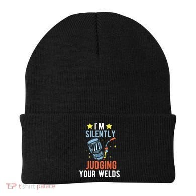 I'm Silently Judging Your Welds Welder Welding Beanie