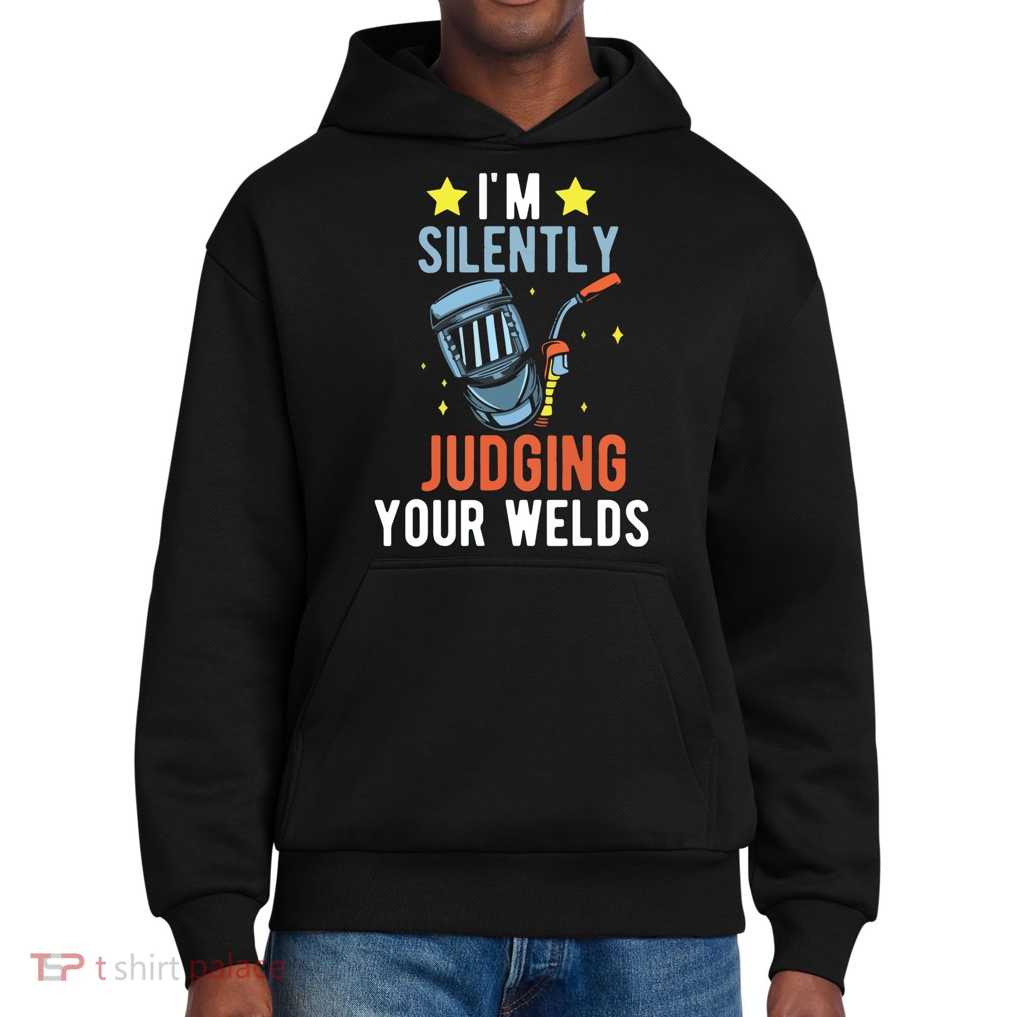 I'm Silently Judging Your Welds Welder Welding District V.I.T. Heavyweight Hoodie