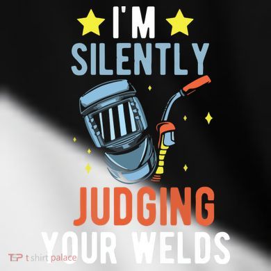 I'm Silently Judging Your Welds Welder Welding Toddler Fine Jersey T-Shirt