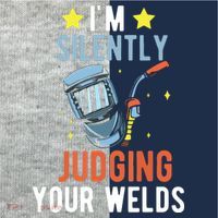 I'm Silently Judging Your Welds Welder Welding Kids Colorblock Raglan Jersey thumb 2
