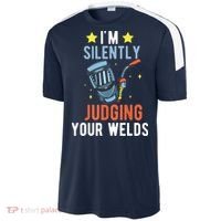 I'm Silently Judging Your Welds Welder Welding Sport-Tek Competitor United Soccer Jersey thumb 2