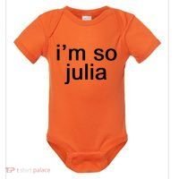IM So Julia Funny Slang Sarcasm Fashion Statement Baby Bodysuit thumb 0