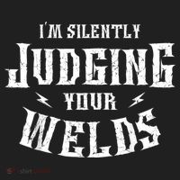 Im Silently Judging Your Welds Welding Metal Fusing Welder Beanie thumb 2