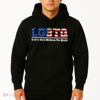 I Support LGBTQ Lets Get Biden To Quit Funny Hoodie thumb 2