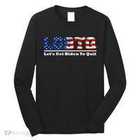 I Support LGBTQ Lets Get Biden To Quit Funny Long Sleeve Shirt thumb 0