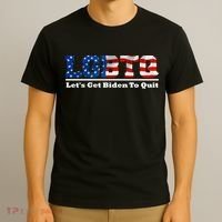 I Support LGBTQ Lets Get Biden To Quit Funny T-Shirt thumb 3