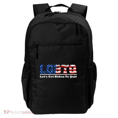 I Support LGBTQ Lets Get Biden To Quit Funny Backpack