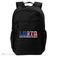I Support LGBTQ Lets Get Biden To Quit Funny Backpack thumb 0