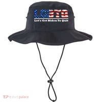 I Support LGBTQ Lets Get Biden To Quit Funny Bucket Hat thumb 0