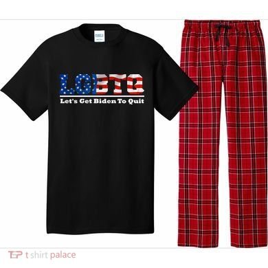 I Support LGBTQ Lets Get Biden To Quit Funny Pajama Set
