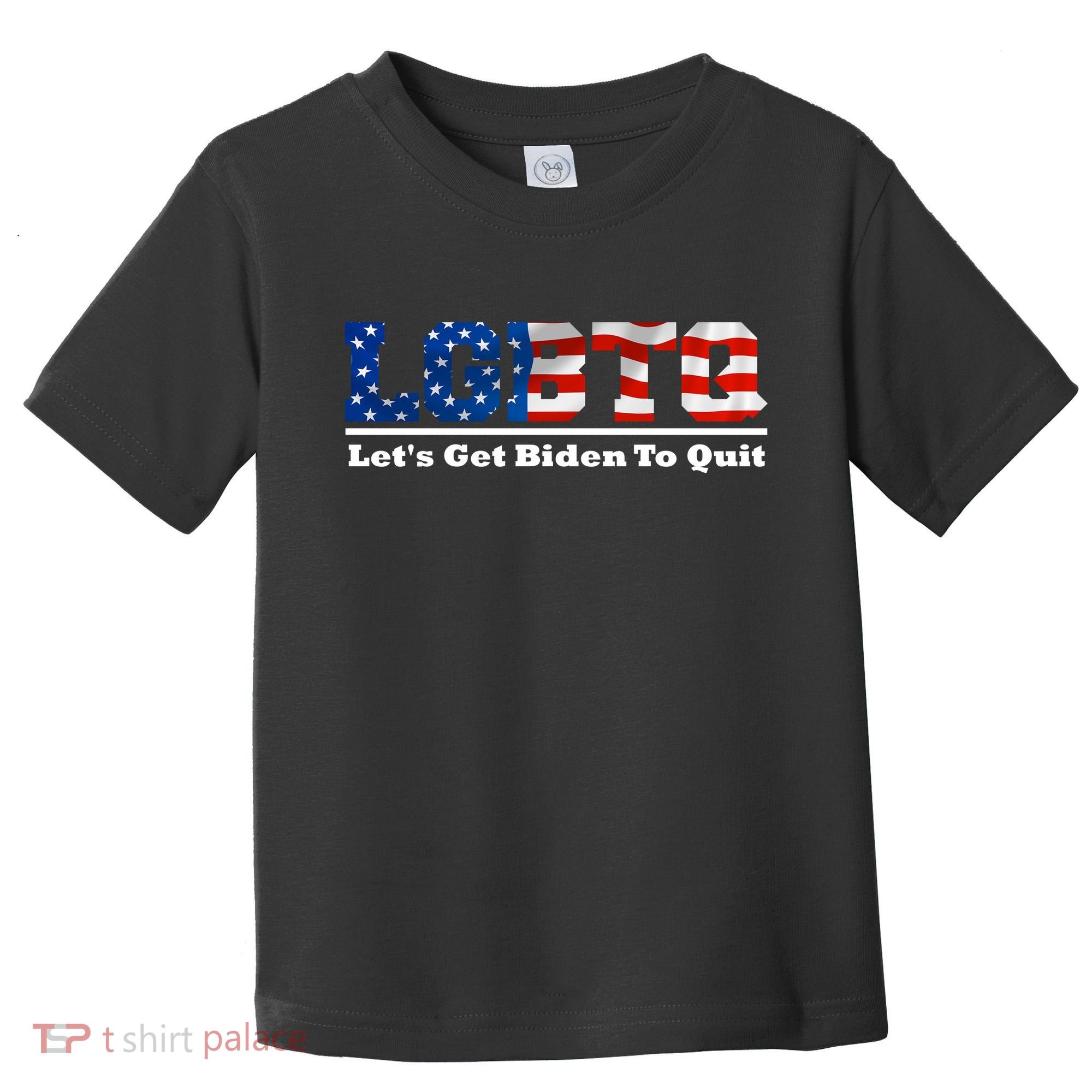 I Support LGBTQ Lets Get Biden To Quit Funny Toddler T-Shirt