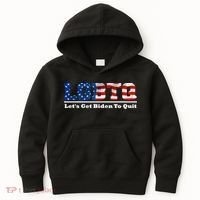 I Support LGBTQ Lets Get Biden To Quit Funny Kids Hoodie thumb 0