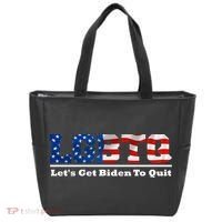 I Support LGBTQ Lets Get Biden To Quit Funny Tote Bag thumb 0