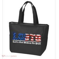 I Support LGBTQ Lets Get Biden To Quit Funny Tote Bag thumb 3